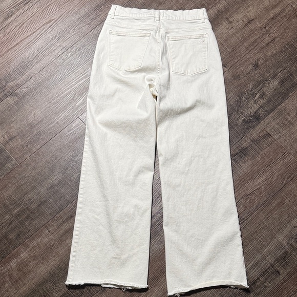 NWOT DL1961 Hepburn Wide-Leg Women's Cream Jeans - Picture 10 of 13